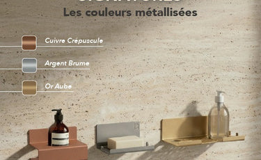 Gamme Signatures BIOM Paris - Cuivre Crépuscule, Argent Brume, Or Aube