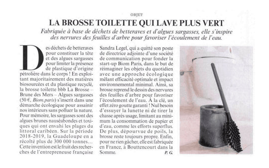 La Brosse Toilette qui lave plus vert