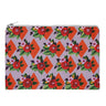 Pochette velours Suzie lila