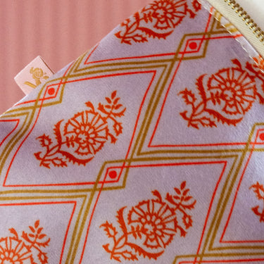 Pochette velours Hindi Lila
