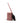 bbb La Brosse Rose Perle — brosse WC bio-sourcée made in France — BIOM Paris