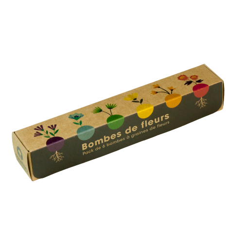 Packs de 6 Bombes : Fleurs ou Aromatiques