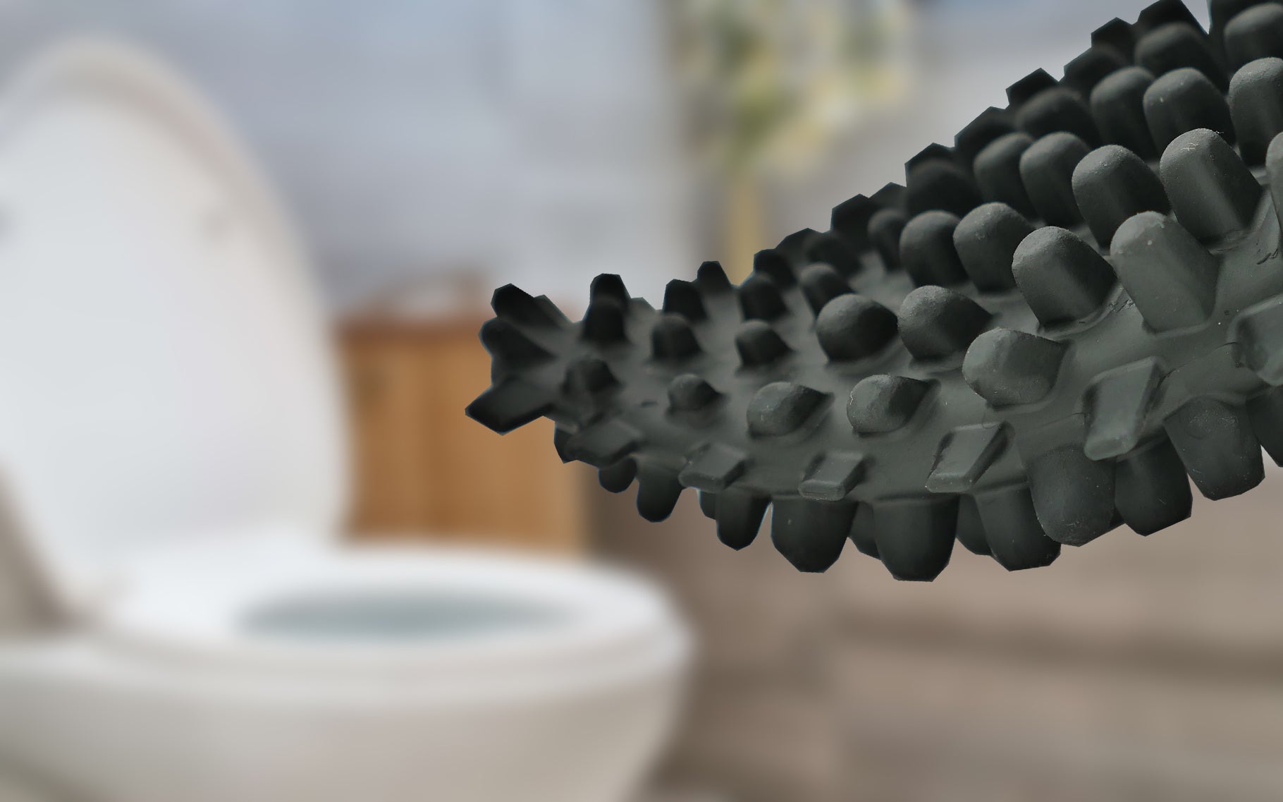 Balai brosse WC anti goutte écologique, bbb La Brosse pour toilettes