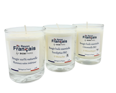 Bougie Naturelle, 100% Fabriquée en France - Bougie